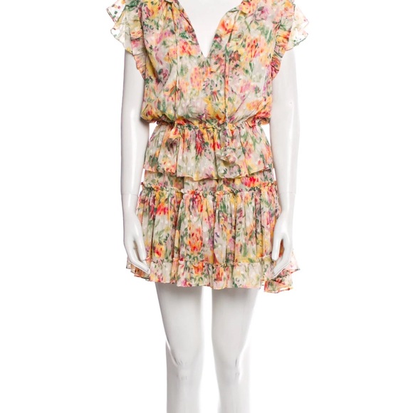 Misa Los Angeles- Lilian Floral Ruffle Mini Dress - Picture 4 of 8